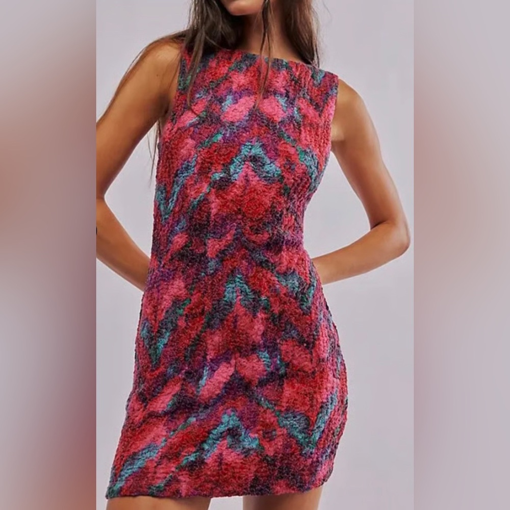 NWOT FREE PEOPLE marigold Mini Dress topical size M
